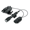 Double switch with quick assembly - black [WADSN]